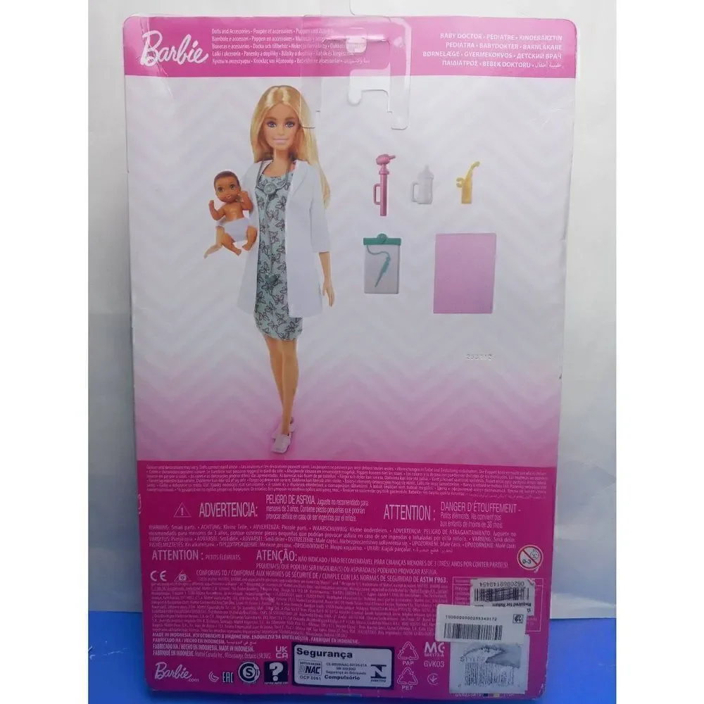 Barbie Doctor Playset New 2021 You can be Anything Pediatrician Limited Edtn